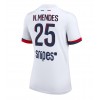Damen Fußballbekleidung Paris Saint-Germain Nuno Mendes #25 Auswärtstrikot 2025-26 Kurzarm